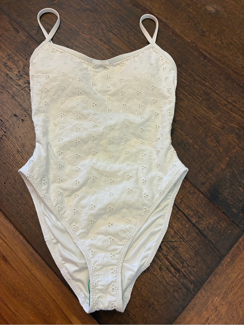 NWT Dippin' Daisy's White Eyelet One-Piece Swimsuit XS